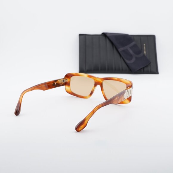 Victoria Beckham VB669S 223 Square Sunglasses – Striped Blonde Havana/Brown main image 7